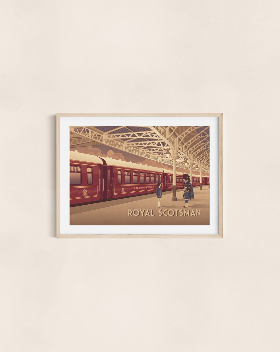 Royal Scotsman Vintage Travel Poster, Railway Art - Image 2