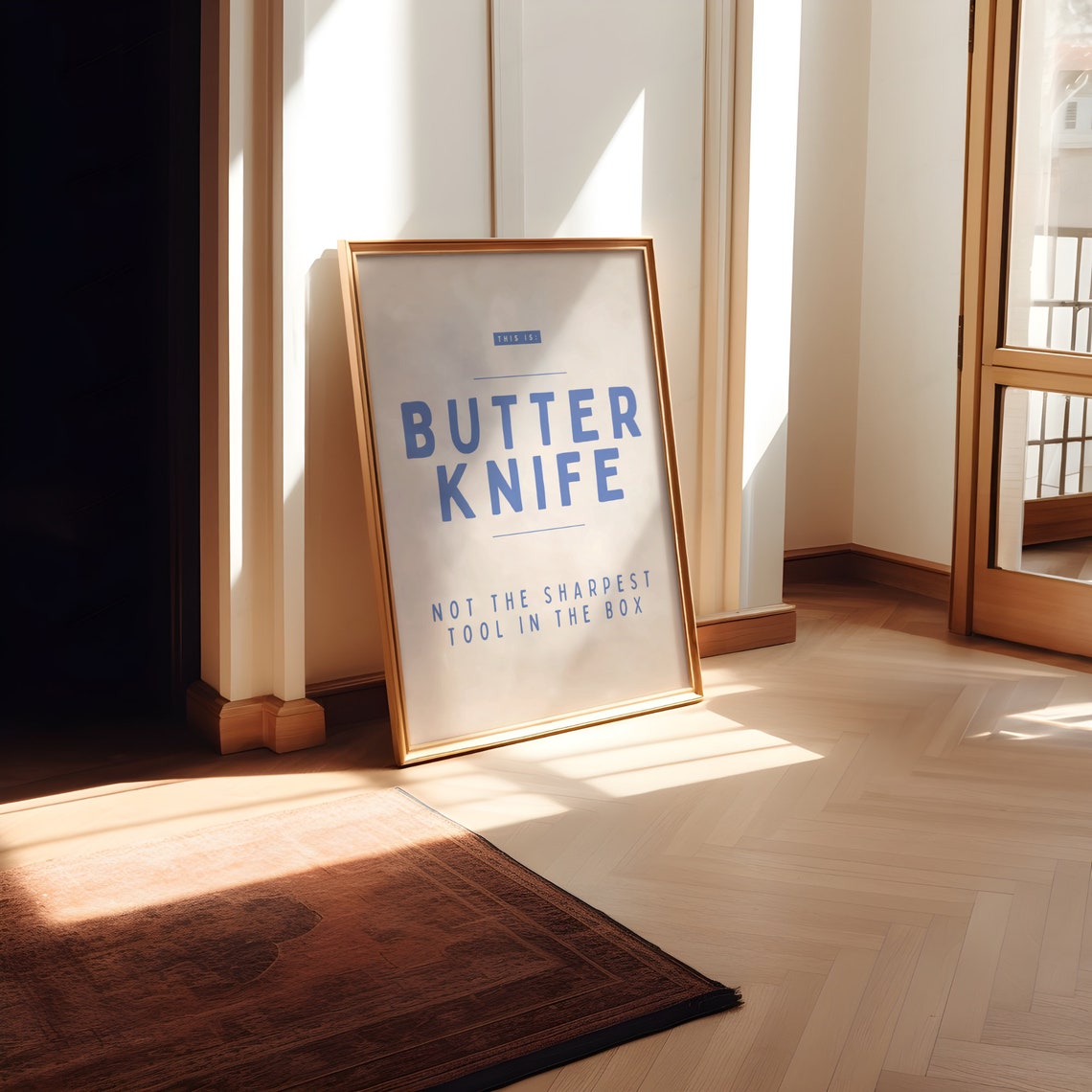 Butter Knife Not The Sharpest Tool In The Box Funny Nickname Poster - Image 4