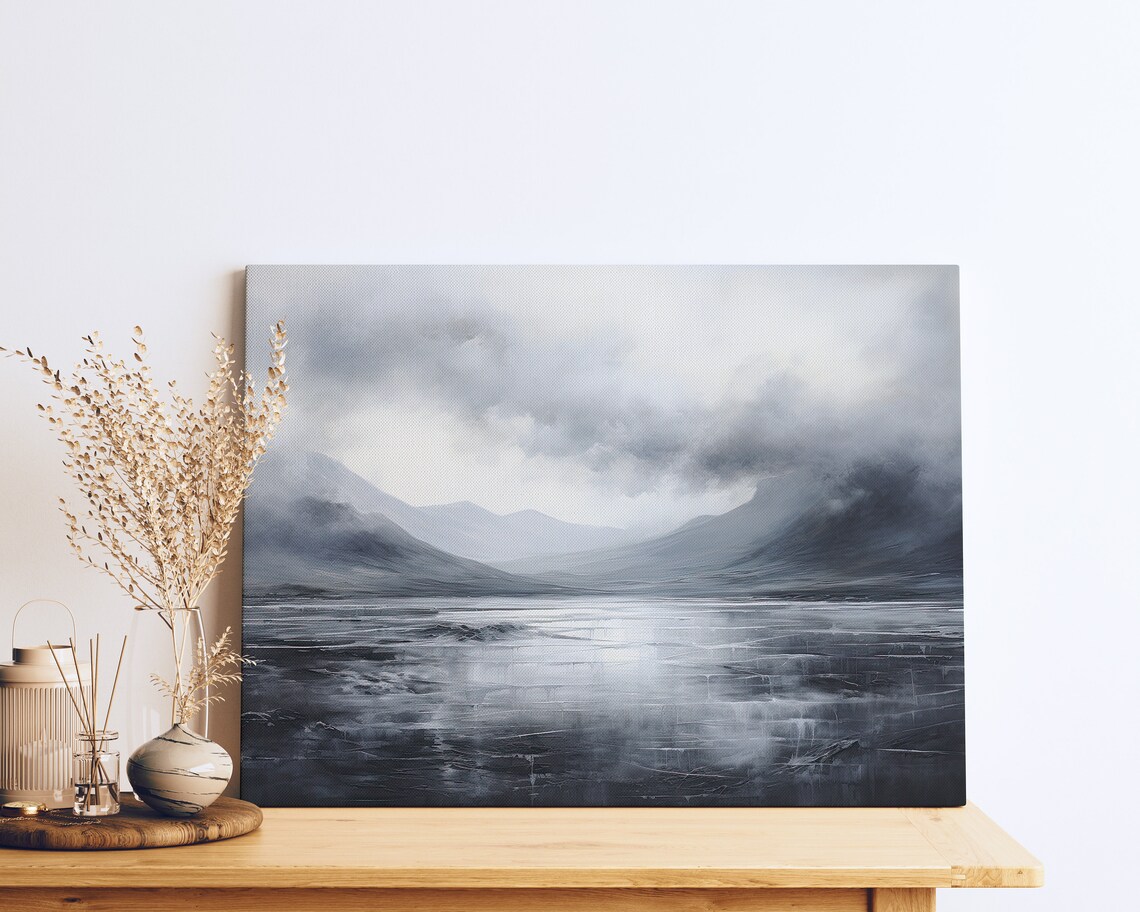 Mystic Waterscape Abstract Ethereal Landscape