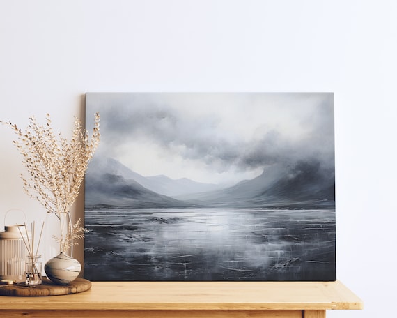 Mystic Waterscape Abstract Ethereal Landscape