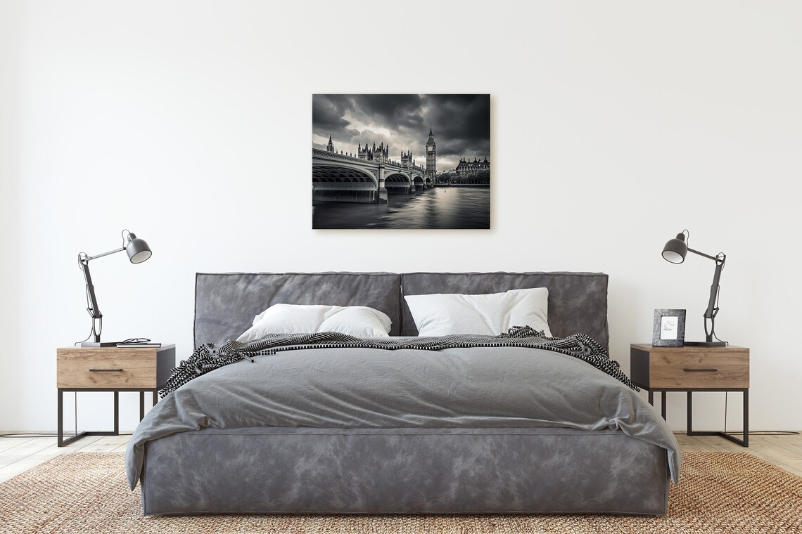 London Bridge Thames View, Iconic Landmark Poster - Image 2