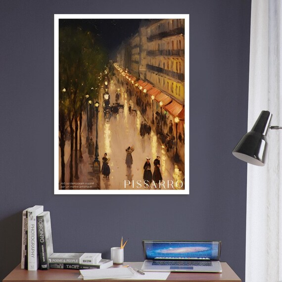Camille Pissarro Night Landscape Poster Print