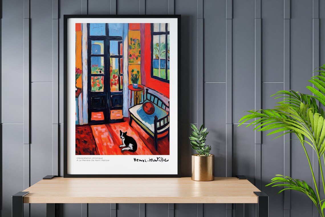 Matisse Style Classic Travel Poster