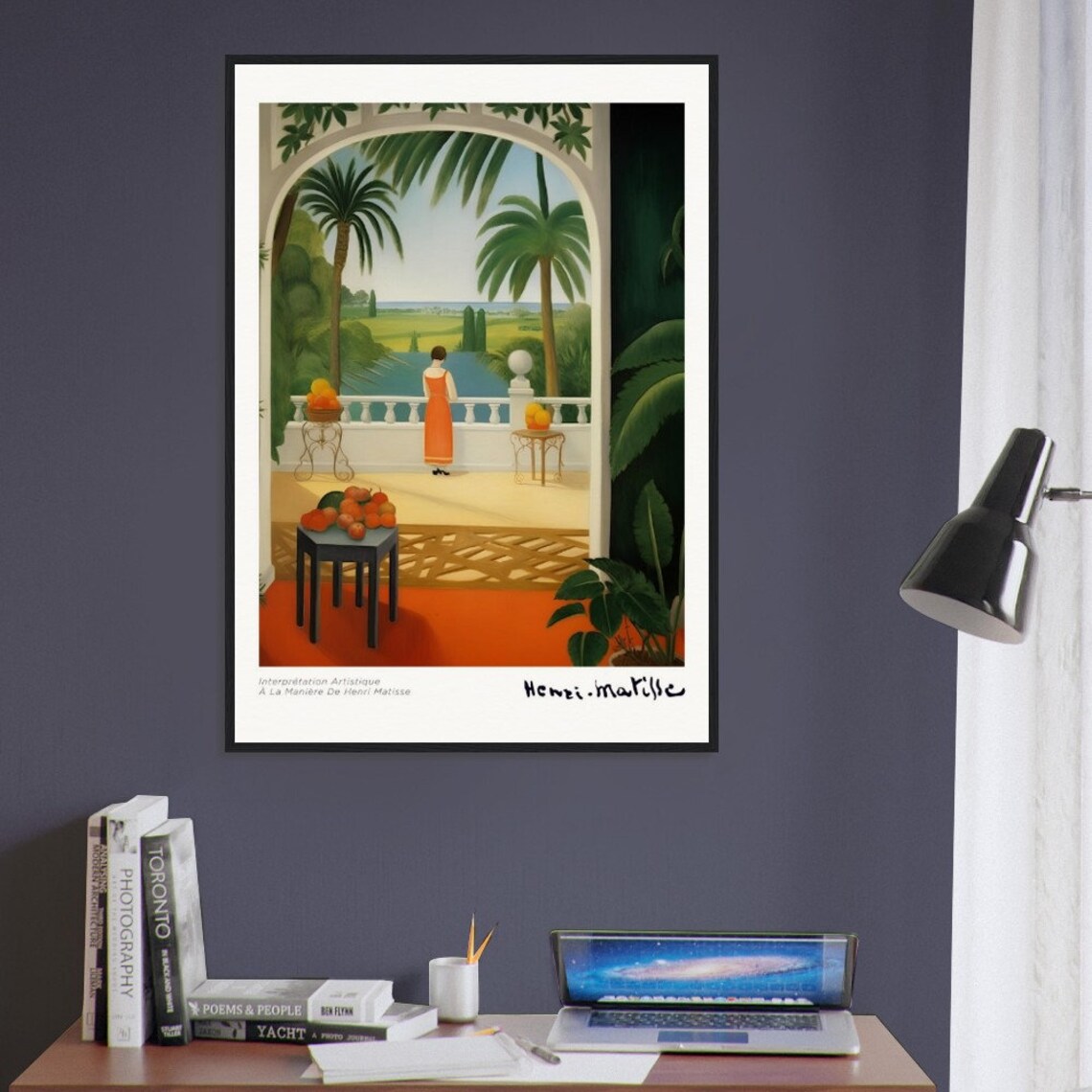 Henri Matisse-Inspired Landscape Poster, Fauvism - Image 2