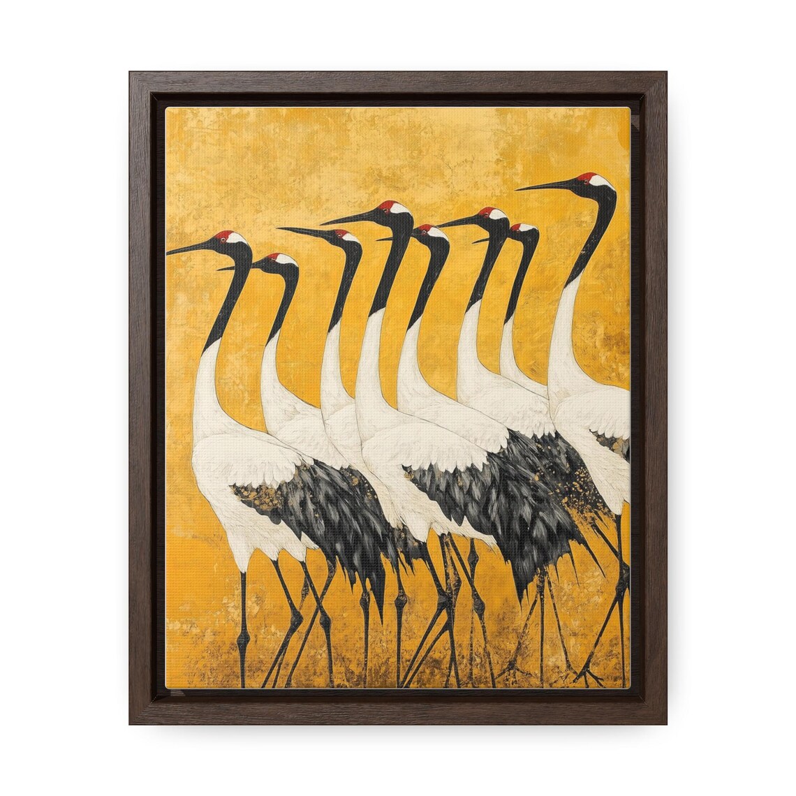 Cranes In Harmony, Bohemian Japanese Art Print - Image 4