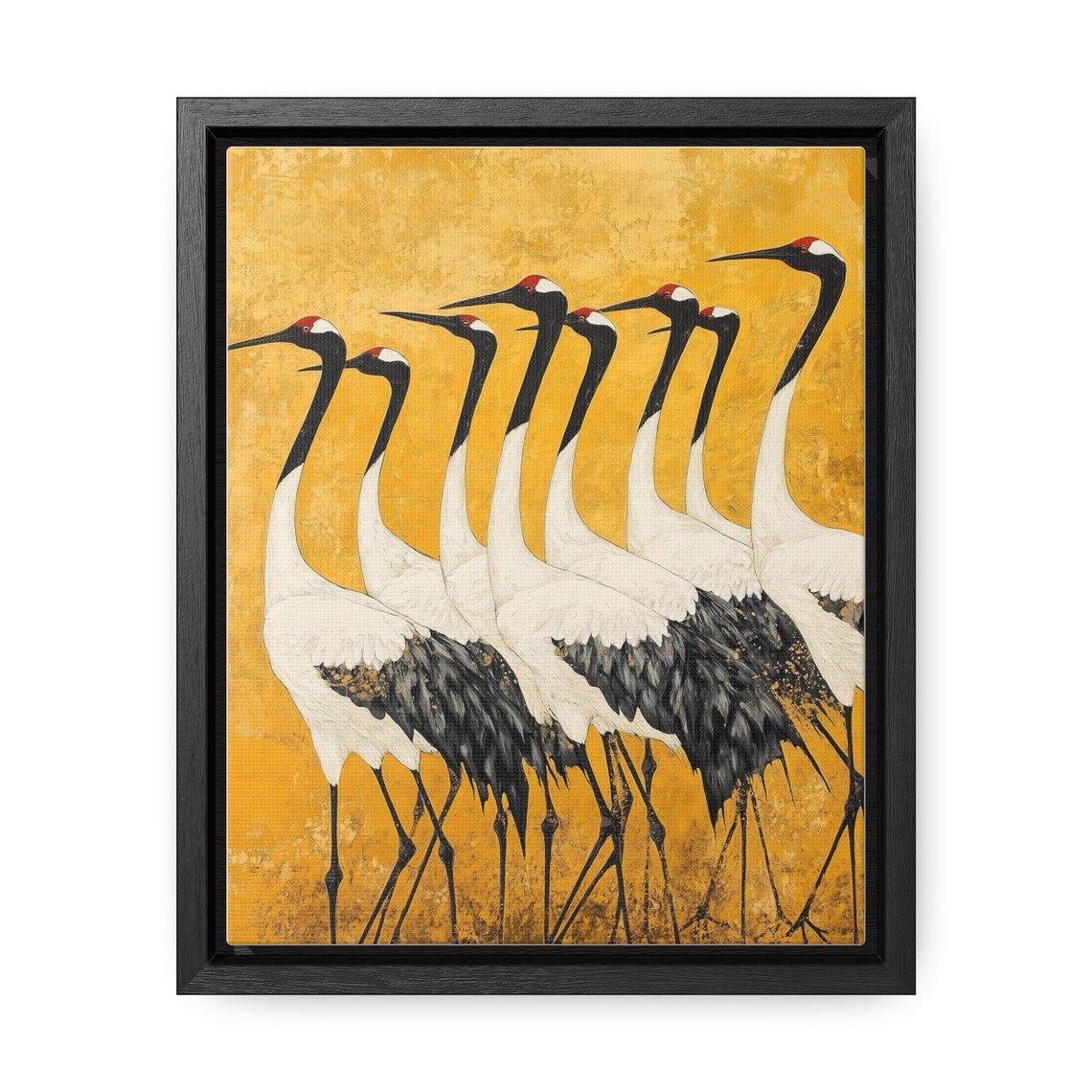 Cranes In Harmony, Bohemian Japanese Art Print - Image 5