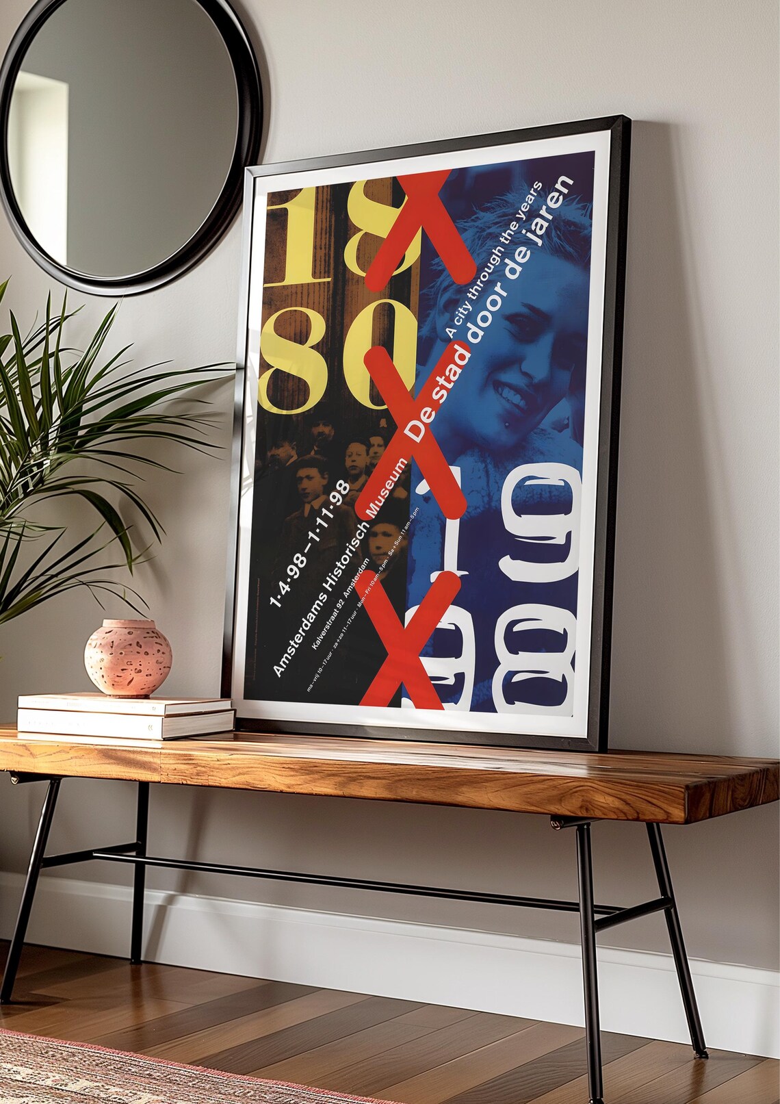 Vintage Dutch Poster, Amsterdam Exhibition - Image 5