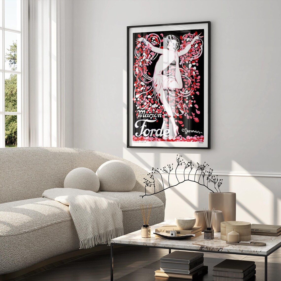 Vintage Art Deco Paris Cabaret, Retro Poster - Image 6