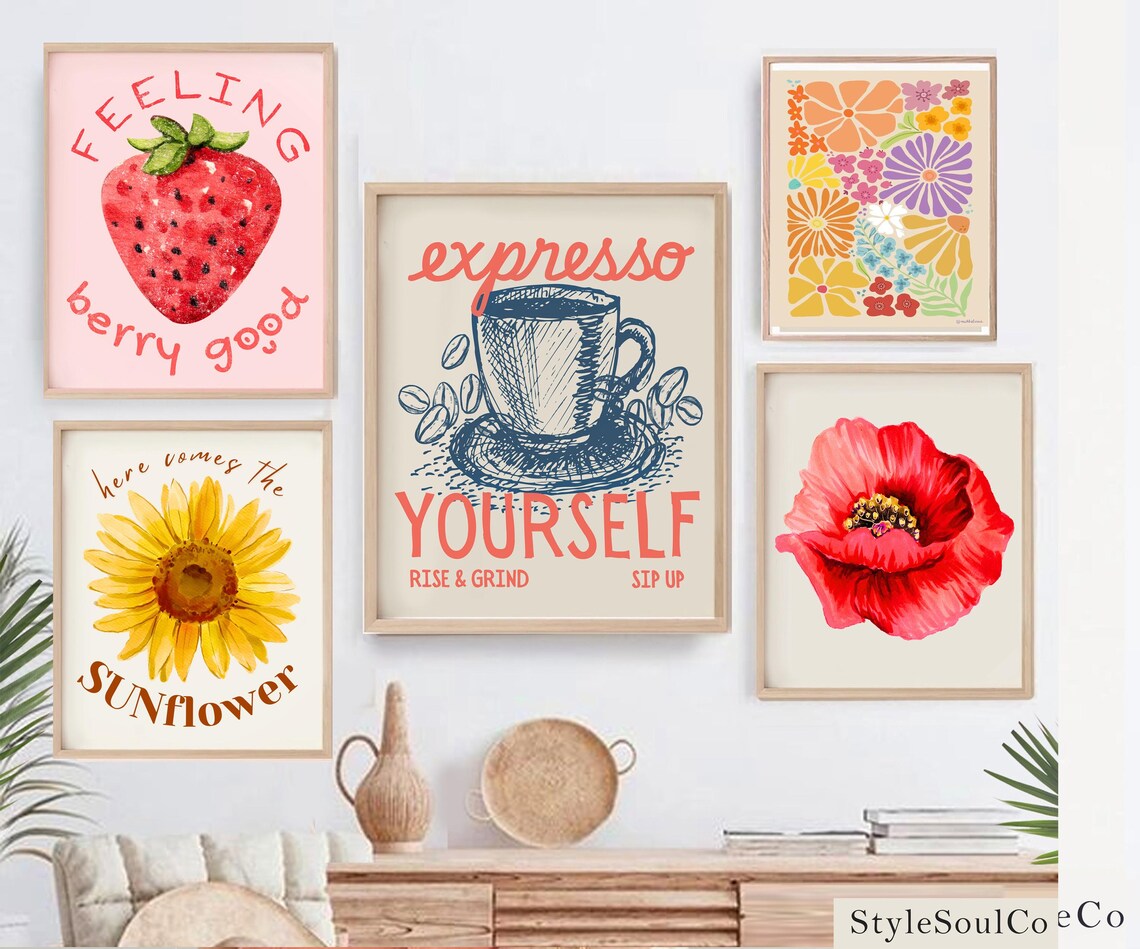 Breathe Bloom Flower Market Yoga Decor Art Print - Image 5