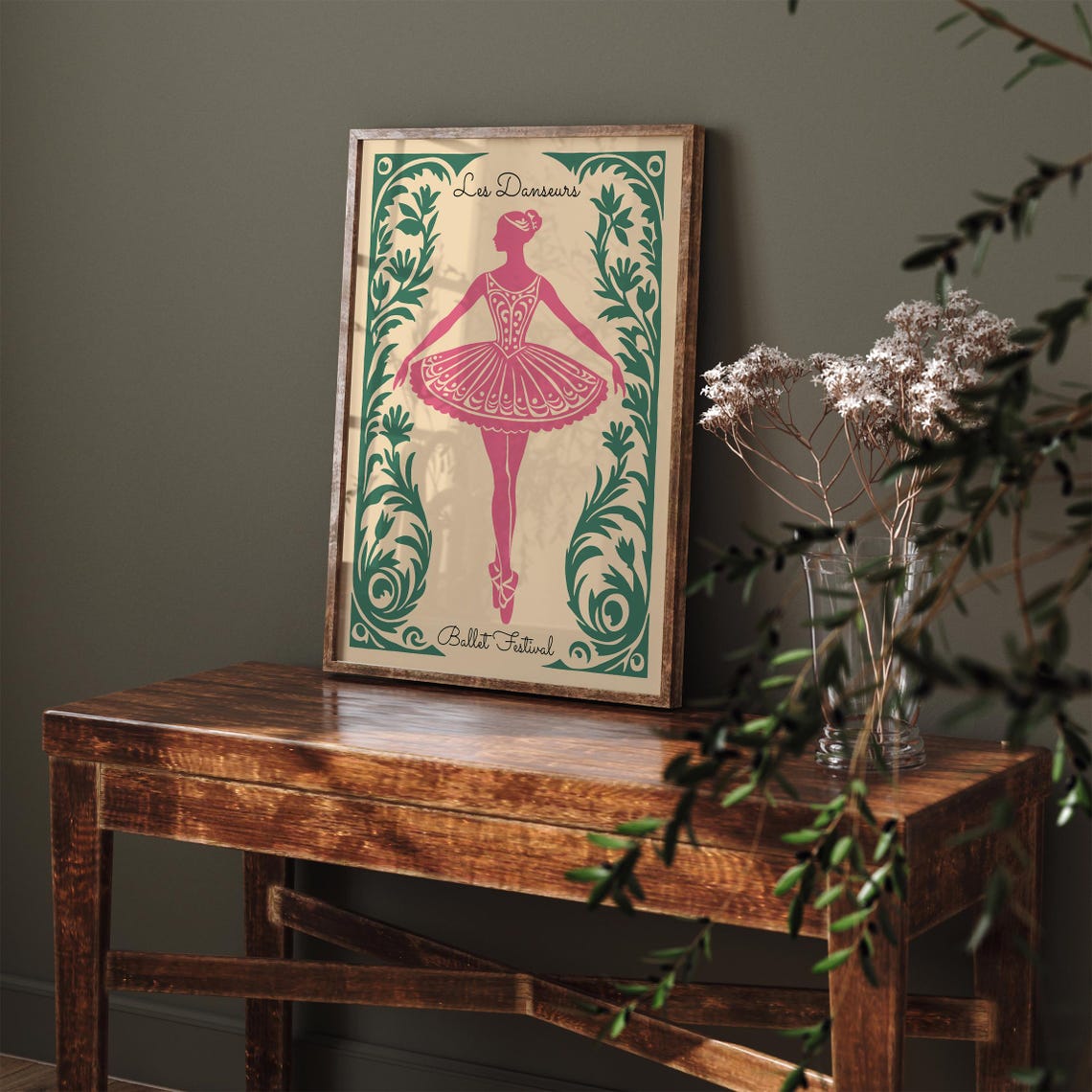 Ballet Festival French Music Poster Elegant Les Danseurs Wall Art Vintage Ballerina Print Classical Dance Music Decor Kids Room Decor - Image 4