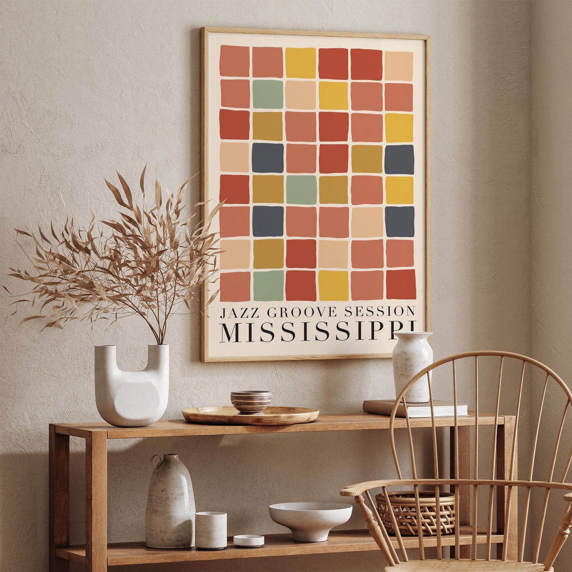 Jazz Groove Session Print Mississippi Music Poster Retro Wall Art Jazz Lovers Gift Music Festival Art Gift For Musicians 2025 Print - Image 2