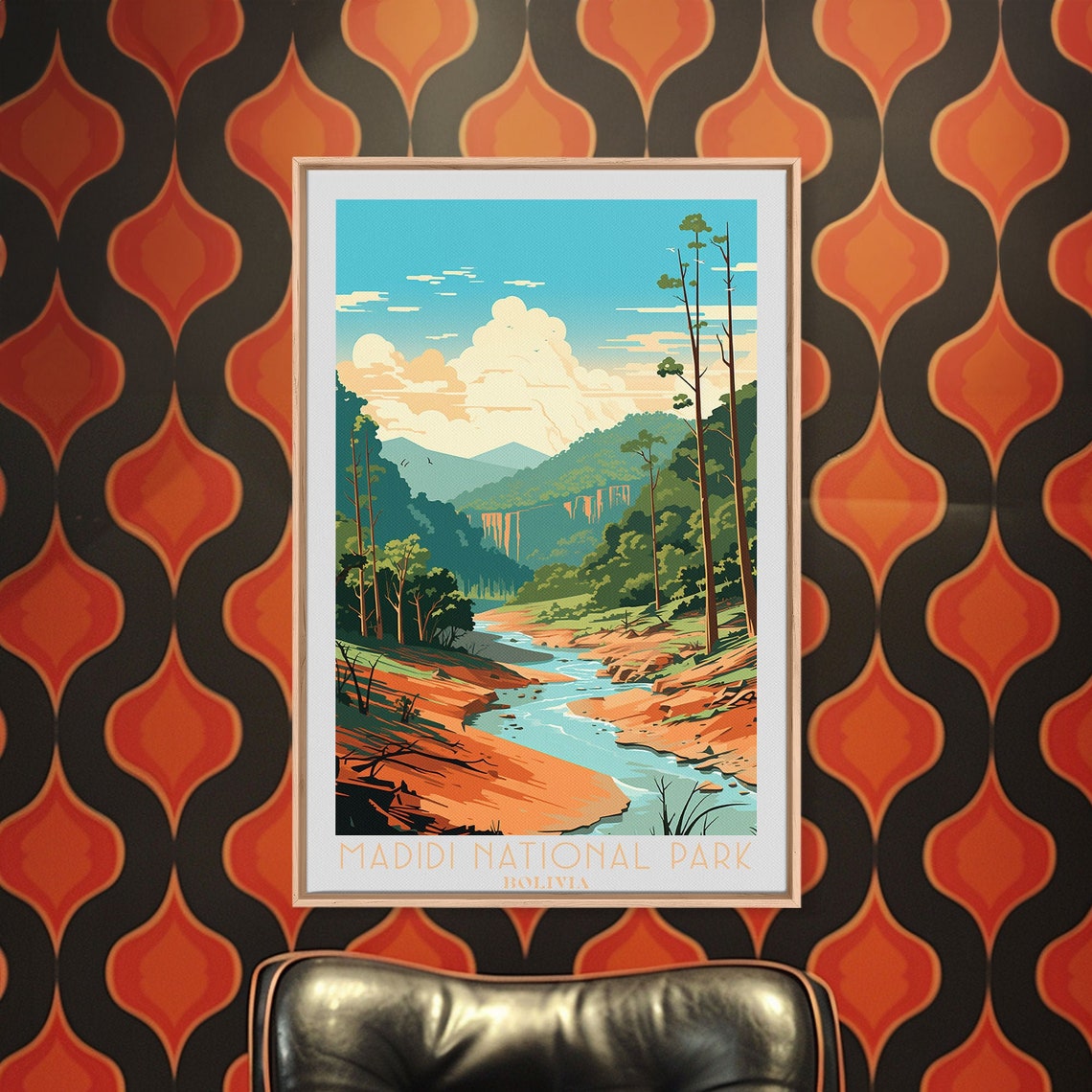 Madidi National Park Bolivia Jungle River Valley Rainforest Poster - Image 3