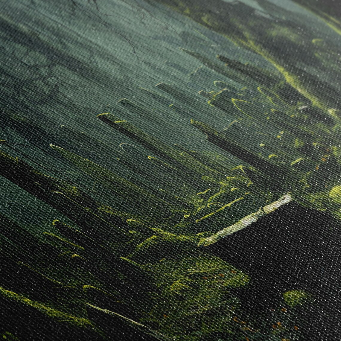 Reclaimed Graveyard Halloween Art Print, Panoramic - Image 2