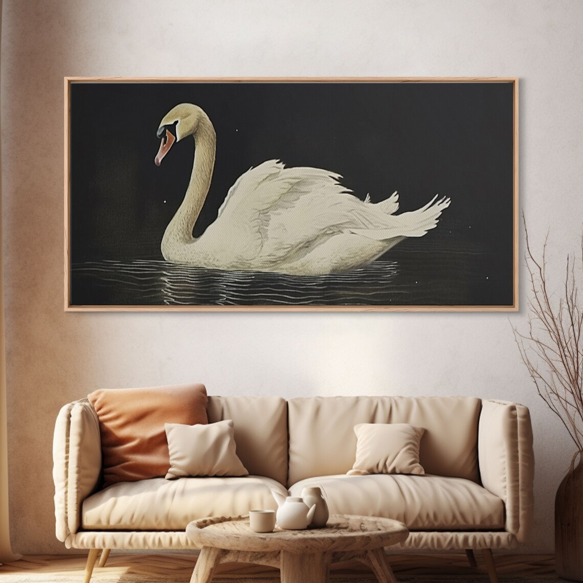 Black Swan Vintage Art Print for Nursery Decor - Image 4