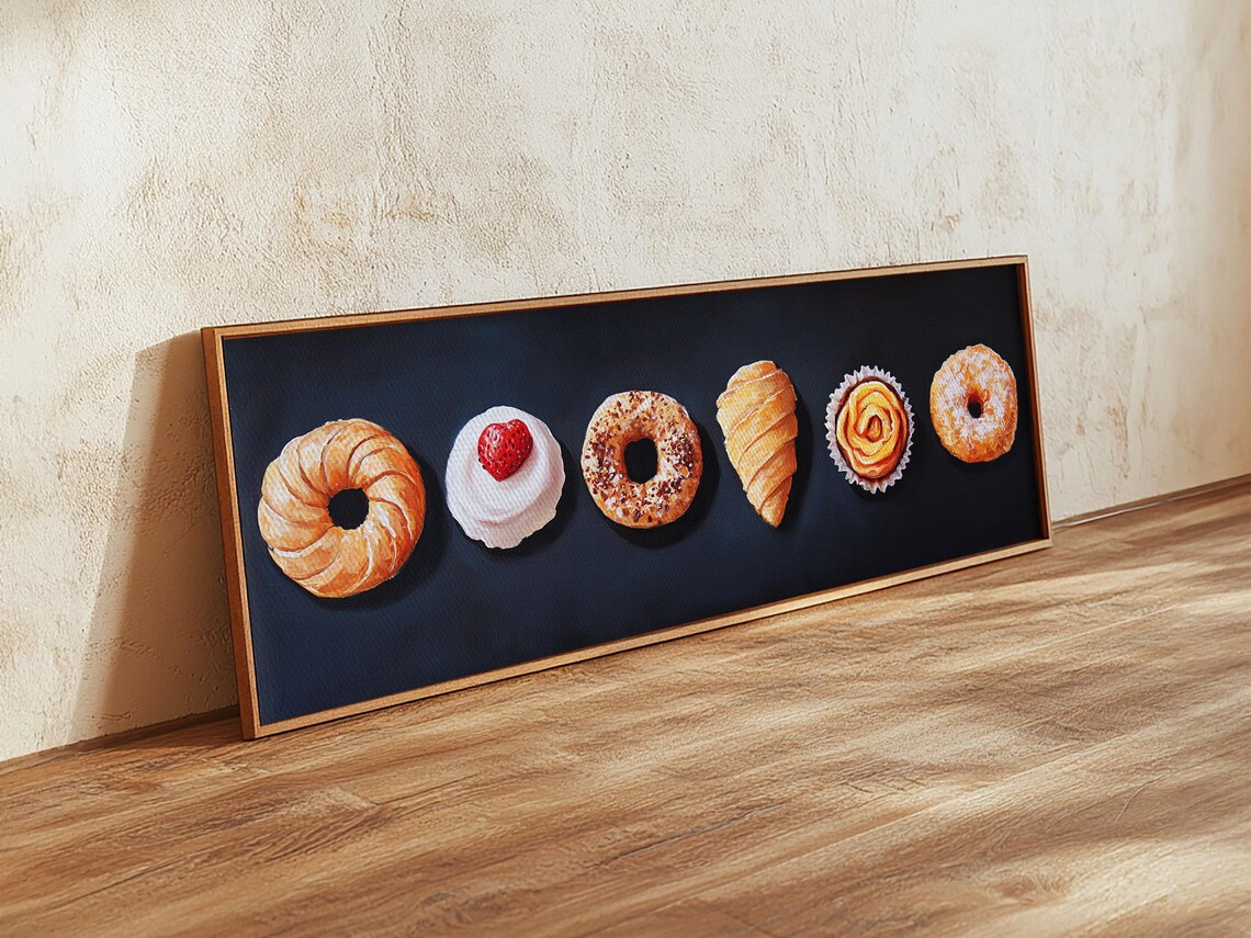 Pastries Art Print, Bakery Kitchen Wall Decor - Image 6
