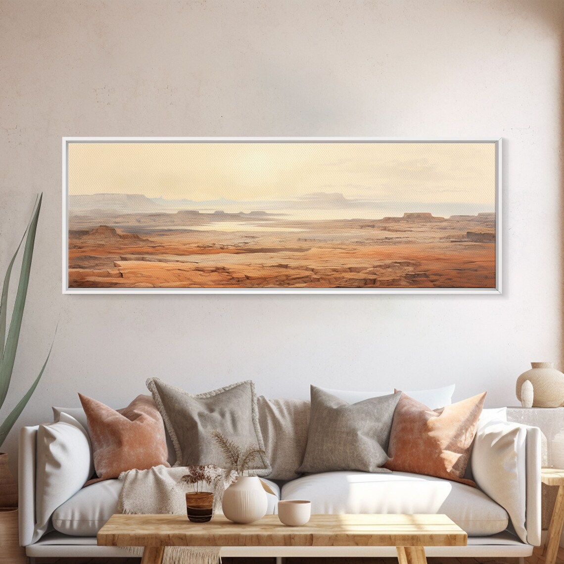 Arizona Desert National Park, Watercolor Landscape Print - Image 5