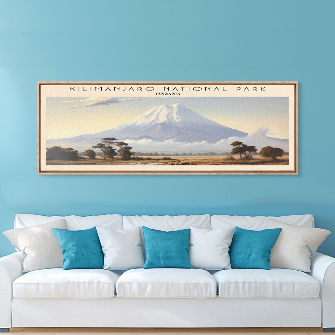 Kilimanjaro National Park Tanzania Snow Capped Peak Savanna Sunset Poster - Image 6
