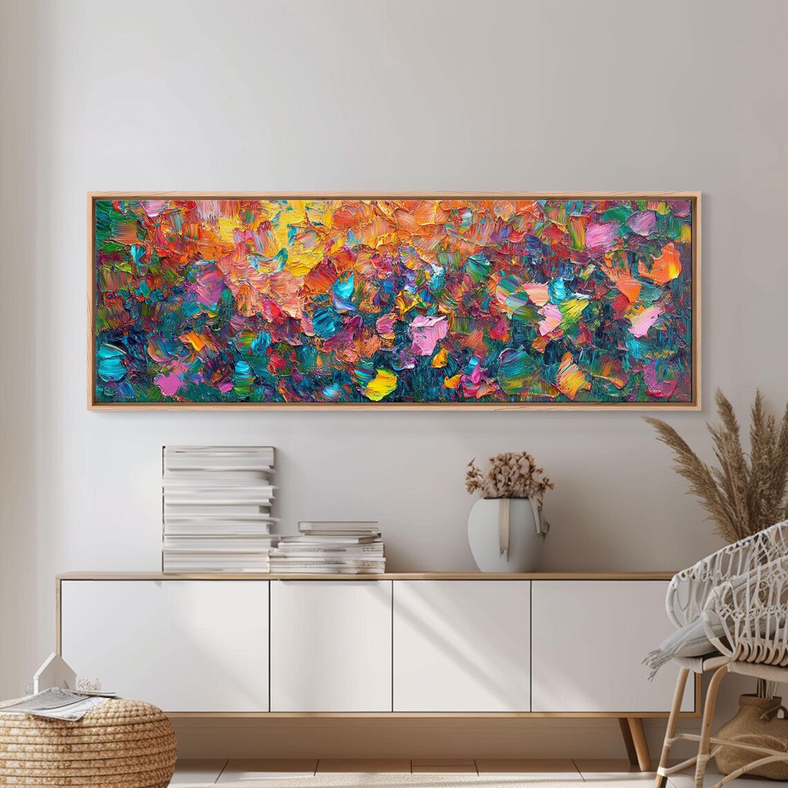 Wildflowers Vintage Floral Art Print, Eclectic Decor - Image 2