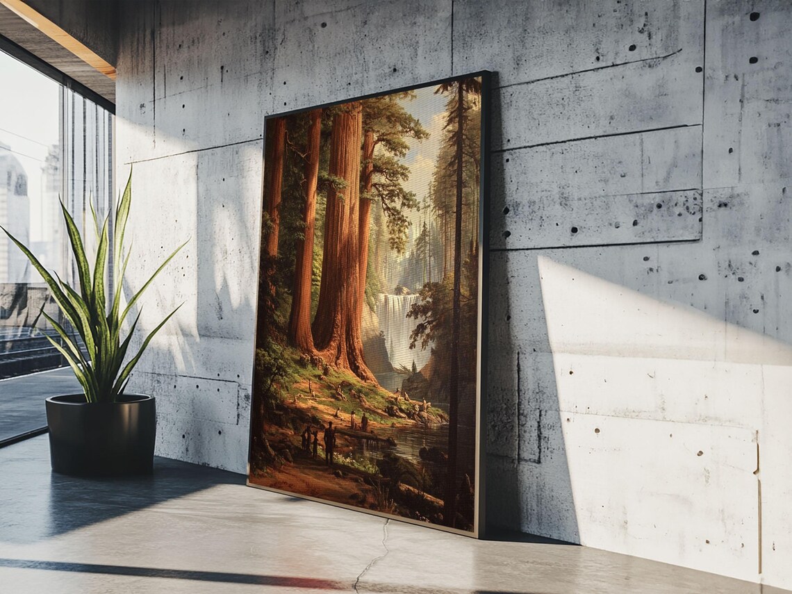 Redwoods Of California, Fantasy Forest Art Print - Image 2