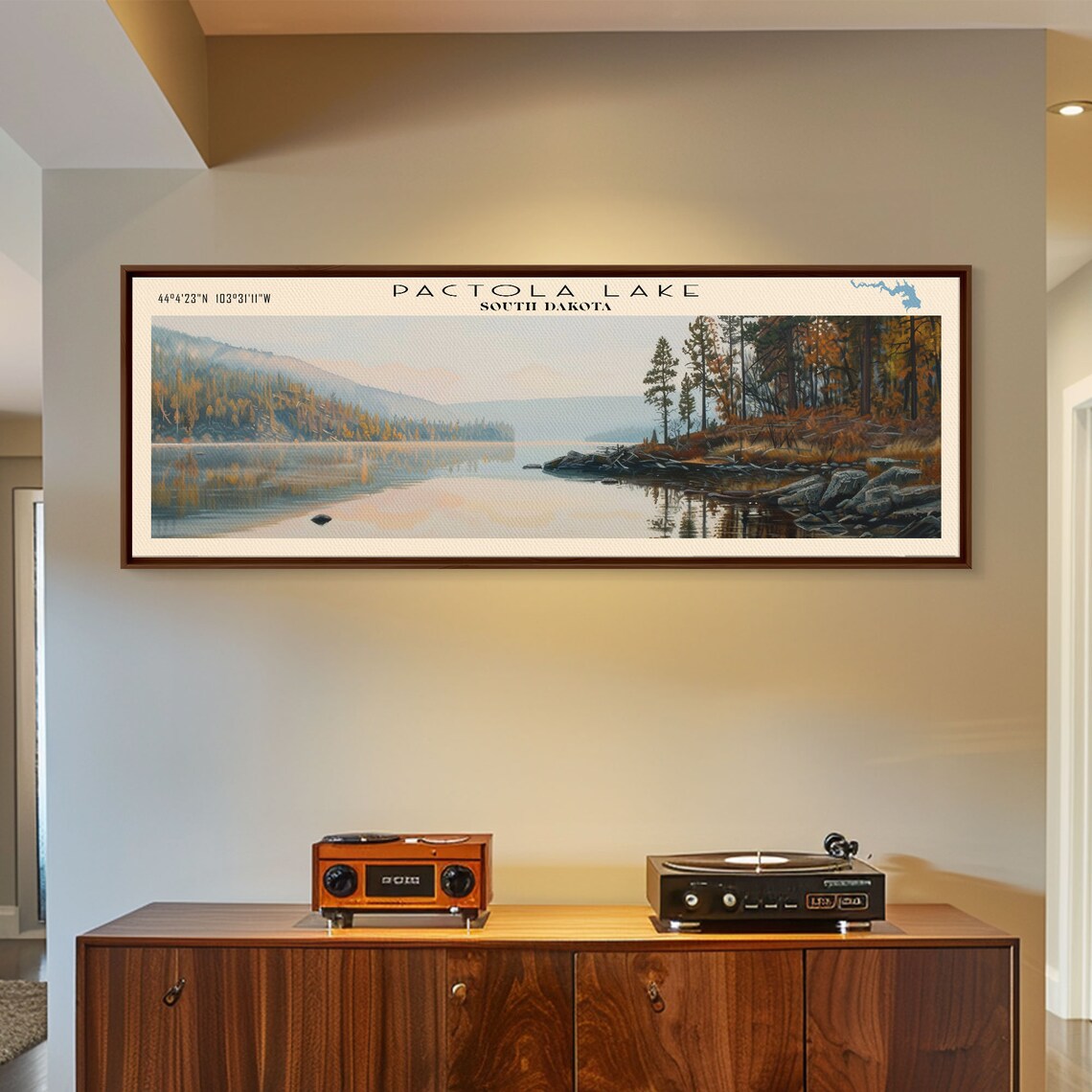 Pactola Lake South Dakota Panoramic Travel Poster - Image 4