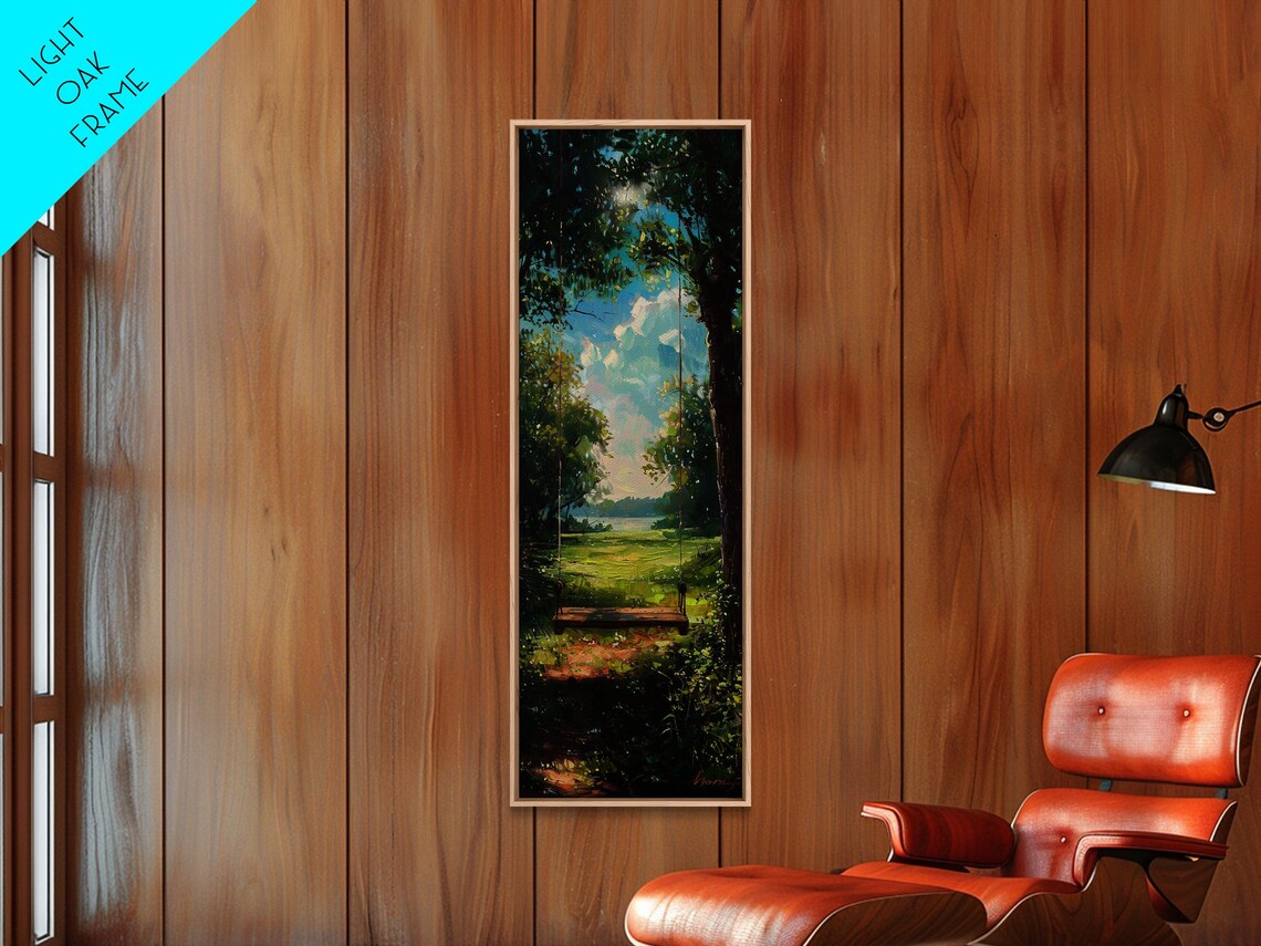 Tree Swing, Whimsical Boho Style Art Print - Image 5