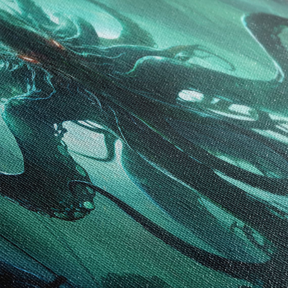 Rise Of Cthulhu Gothic Dark Art Poster Print - Image 2