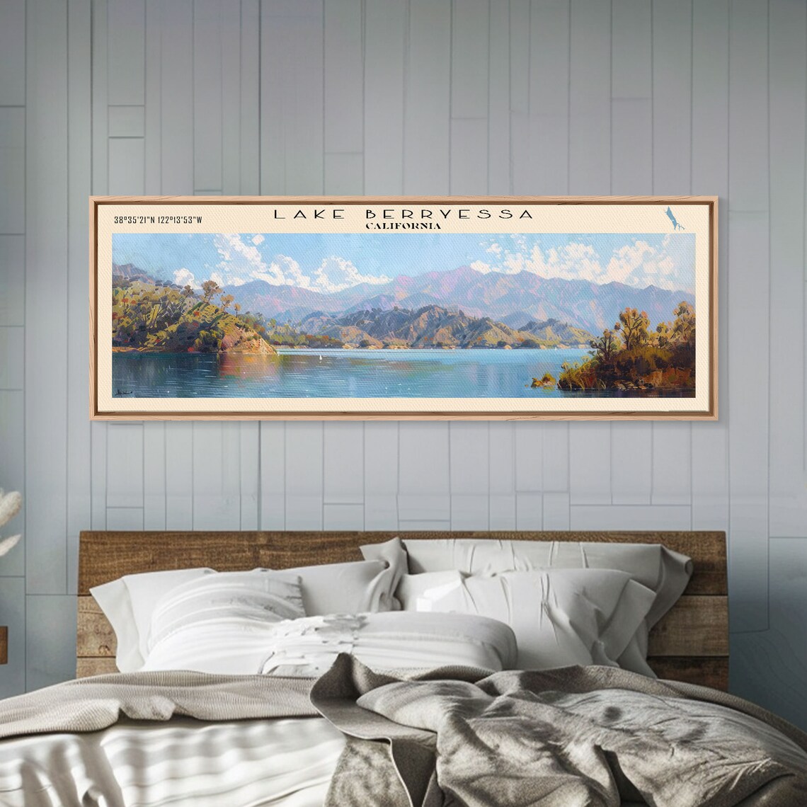 Lake Berryessa California Mountain Vista Lake View Travel Poster - Image 5