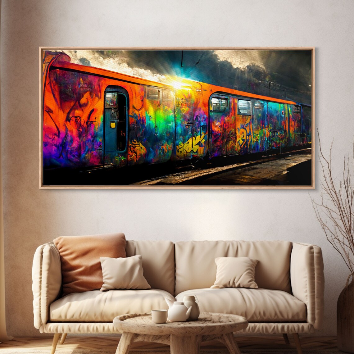 Train Car Graffiti Art Print, Urban Rail Decor - Image 4