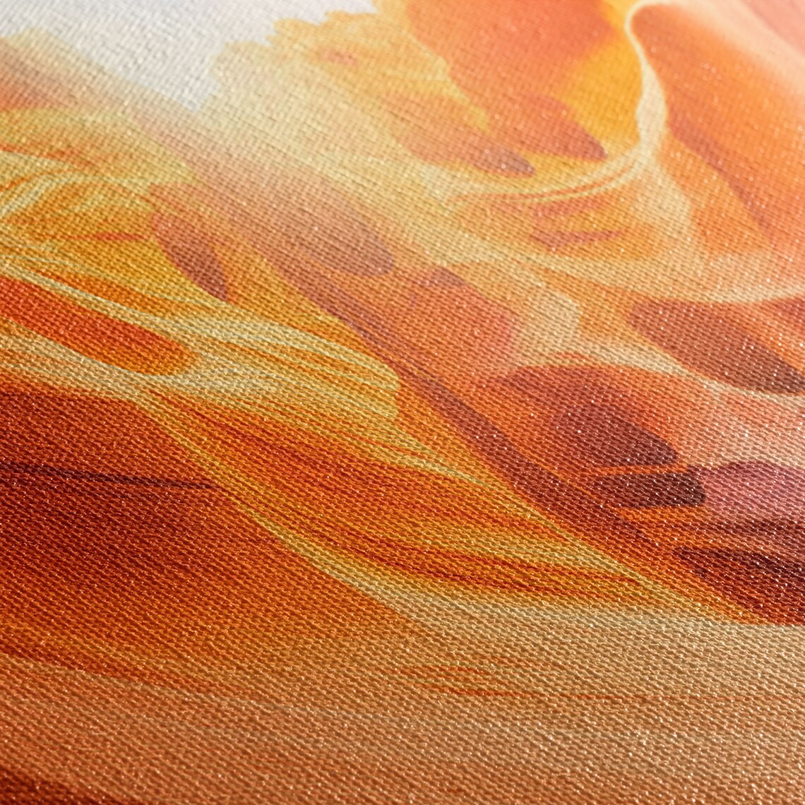 Antelope Canyon Arizona Sunset Landscape Art Print - Image 2