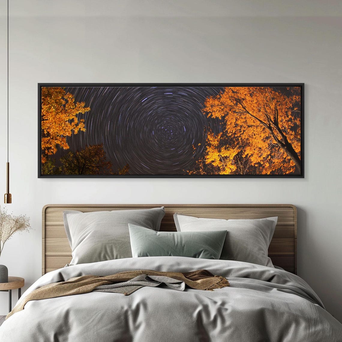 Time Lapse Photography Style Print Panoramic Wall Art Starry Night Sky Photo Print - Image 6