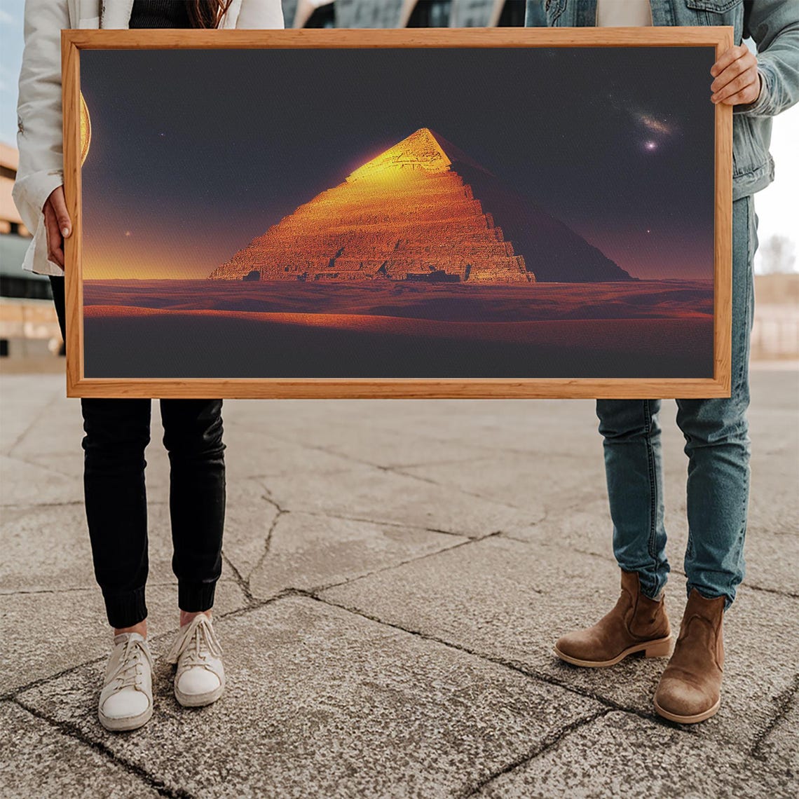 Pyramid Wall Art, Sands Of Egypt - Image 4