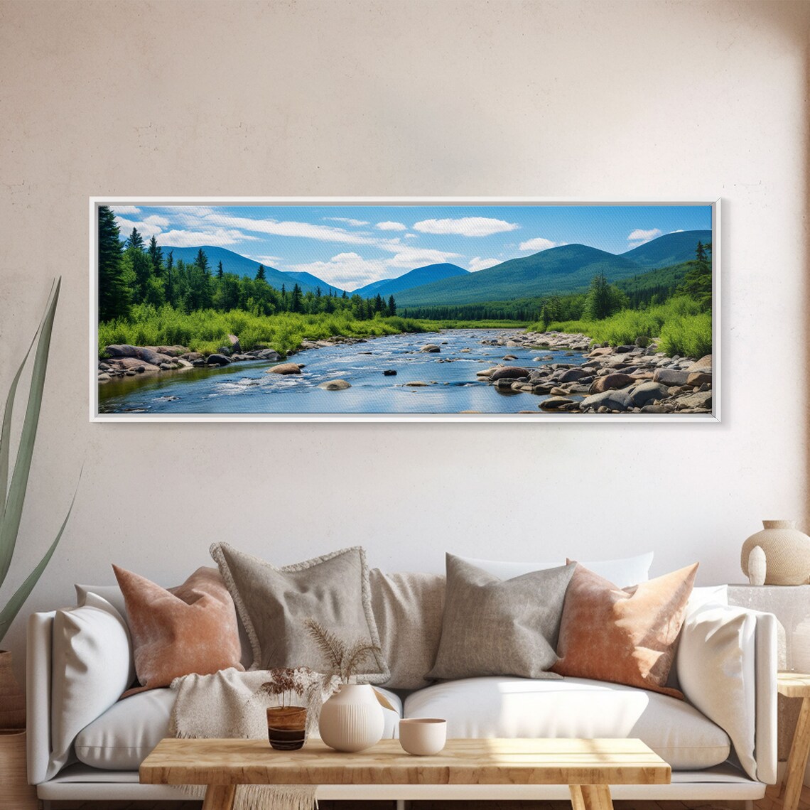 White Mountains New Hampshire Panoramic Art Print - Image 4
