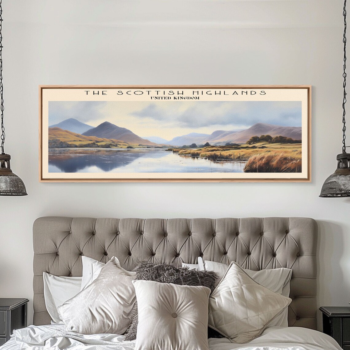 Scottish Highlands Retro Travel Poster, Vintage Style - Image 2