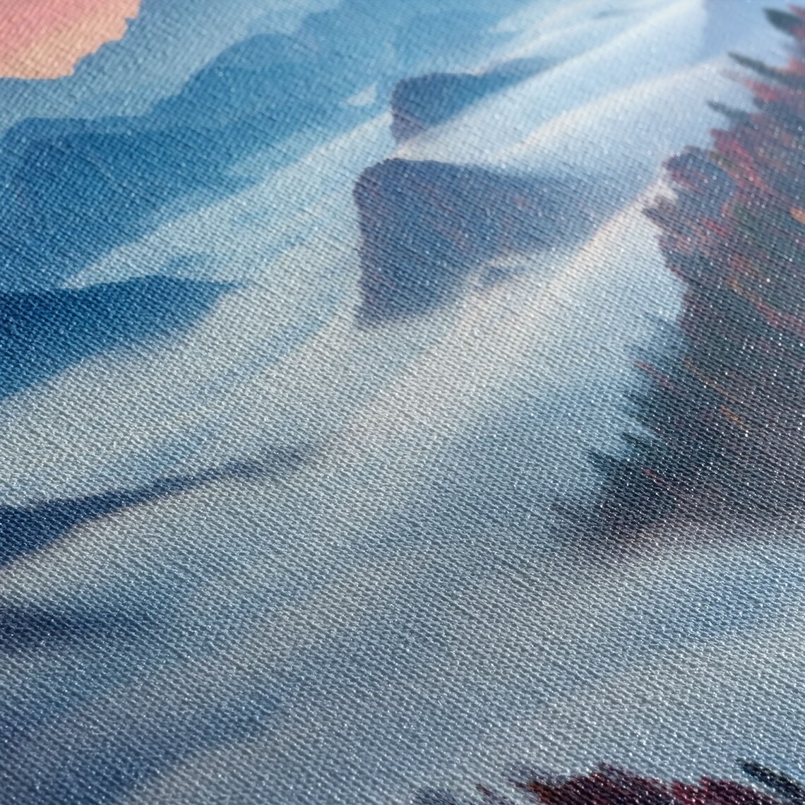 Blue Ridge Mountains Panoramic Art Print, Boho Decor - Image 2