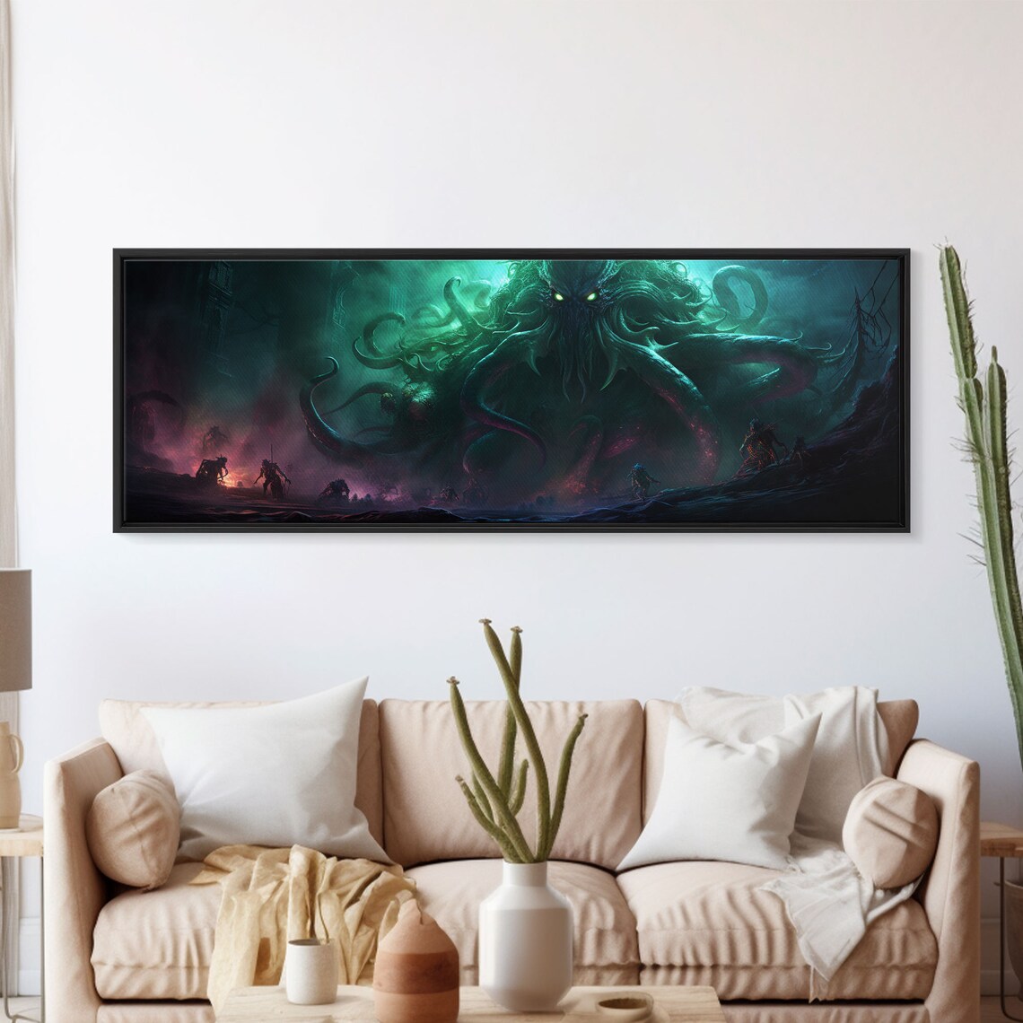 Rise Of Cthulhu Gothic Cosmic Horror Art Print - Image 6