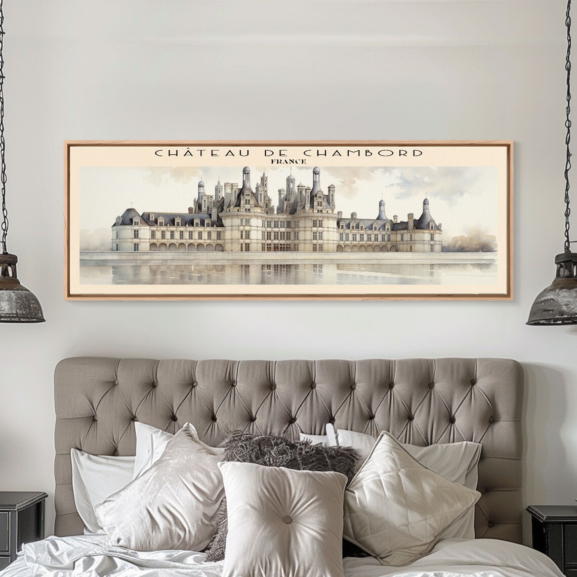 Chateau De Chambord France Panoramic Travel Poster - Image 4