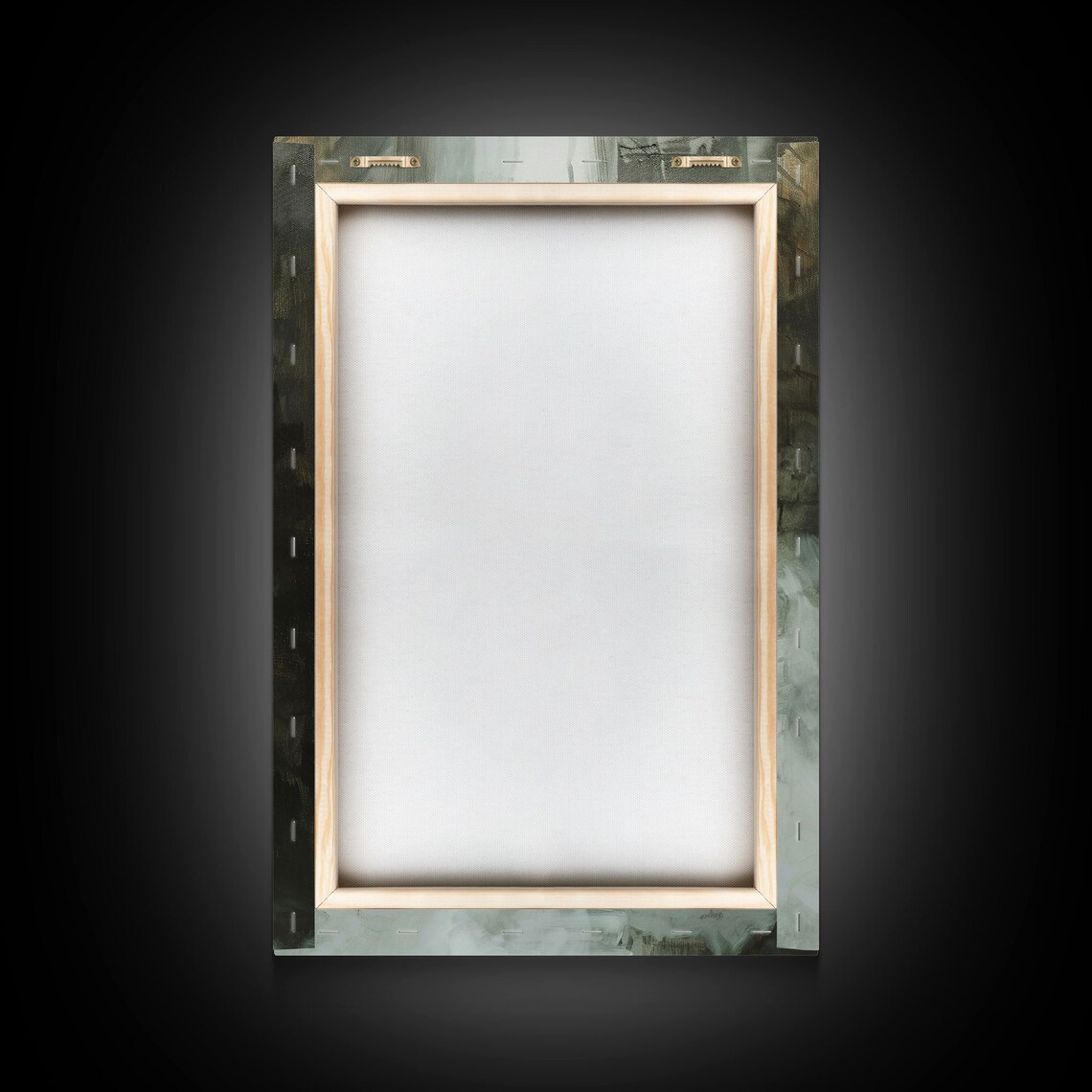 Mysterious Shadow In Fog Halloween Art Print - Image 2