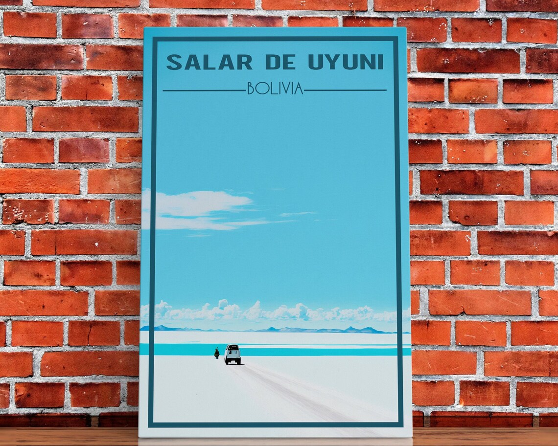 Salar De Uyuni Wall Art Bolivia Poster South America Wall Print Travel Wall Print Travel Poster Travel Wall Art Wall Print - Image 5