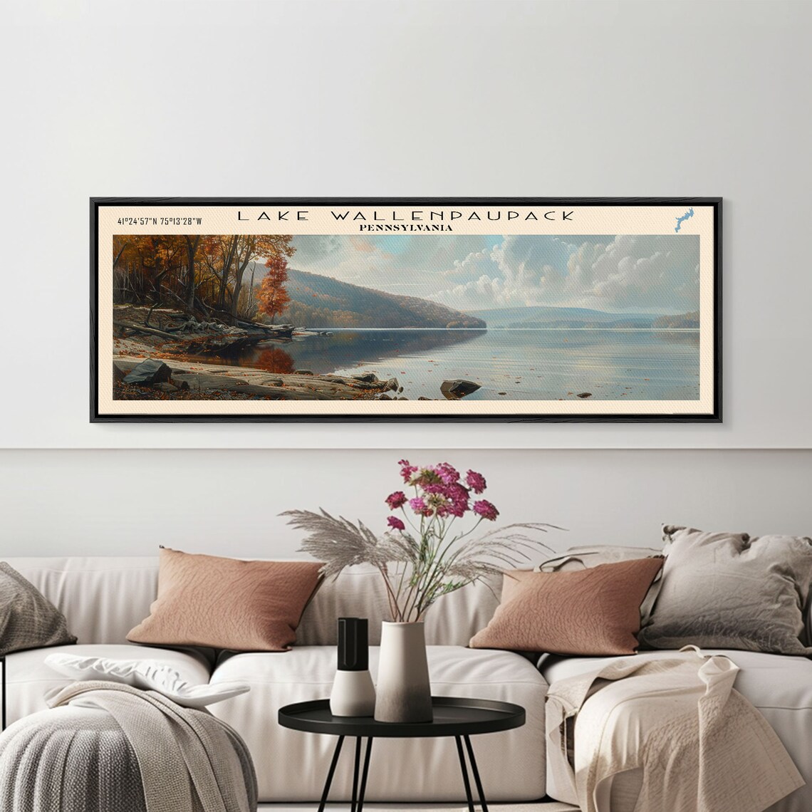 Lake Wallenpaupack Pennsylvania Travel Poster - Image 3