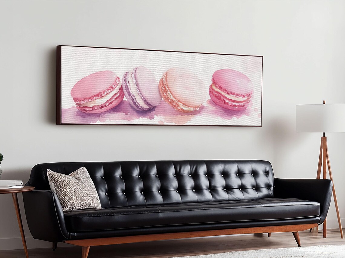 Macaron Painting, Cottagecore French Dessert Art Print - Image 6