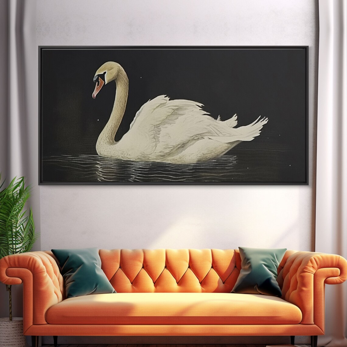 Black Swan Vintage Art Print for Nursery Decor - Image 5