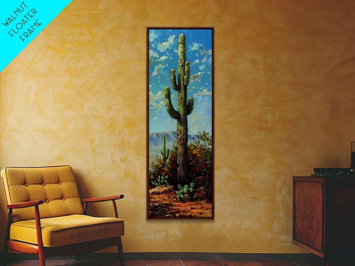 Saguaro Cactus Desert Landscape Southwest Botanical Nature Art Poster - Image 5