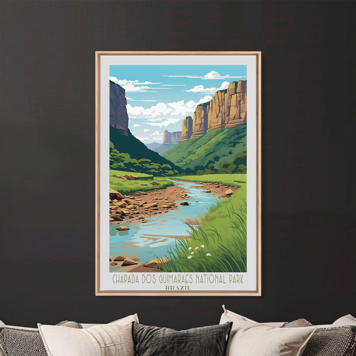 Chapada dos Guimaraes National Park Brazil Canyon River View Poster - Image 3