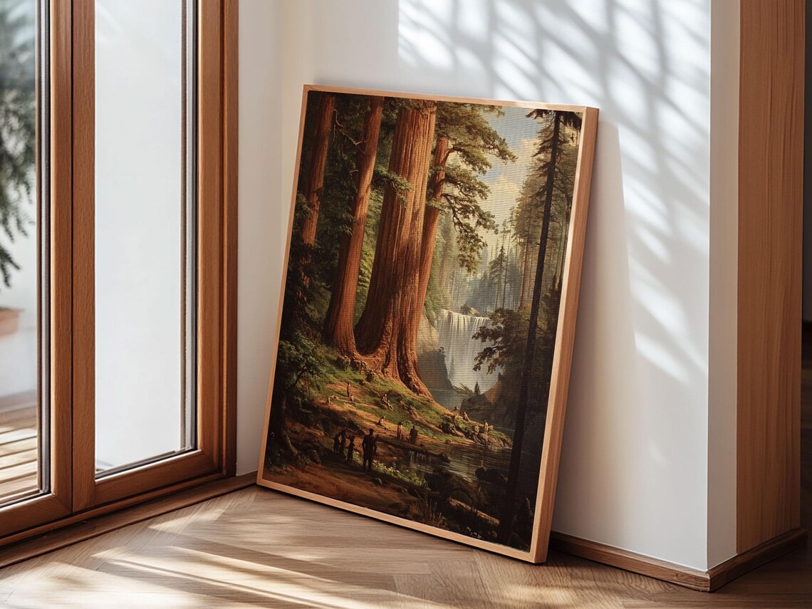 Redwoods Of California, Fantasy Forest Art Print - Image 6