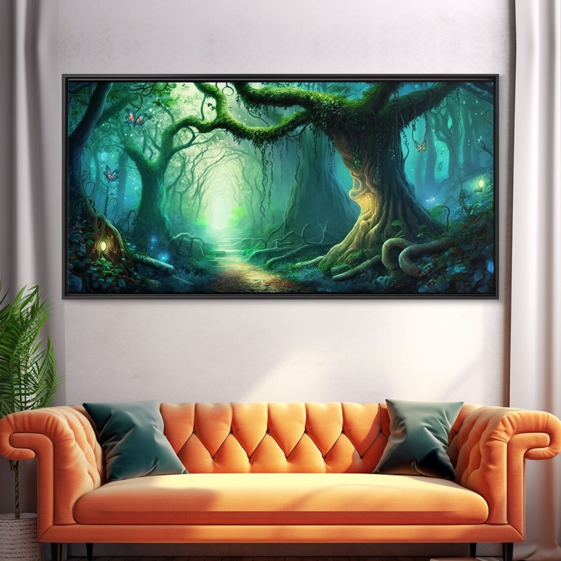 Magical Fairy Forest Fantasy Forest Art Print