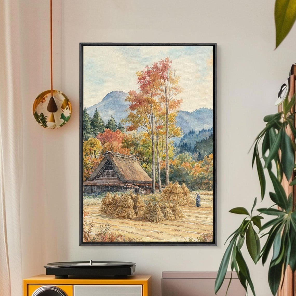 Fall Hay Harvest, Autumn Decor - Image 2
