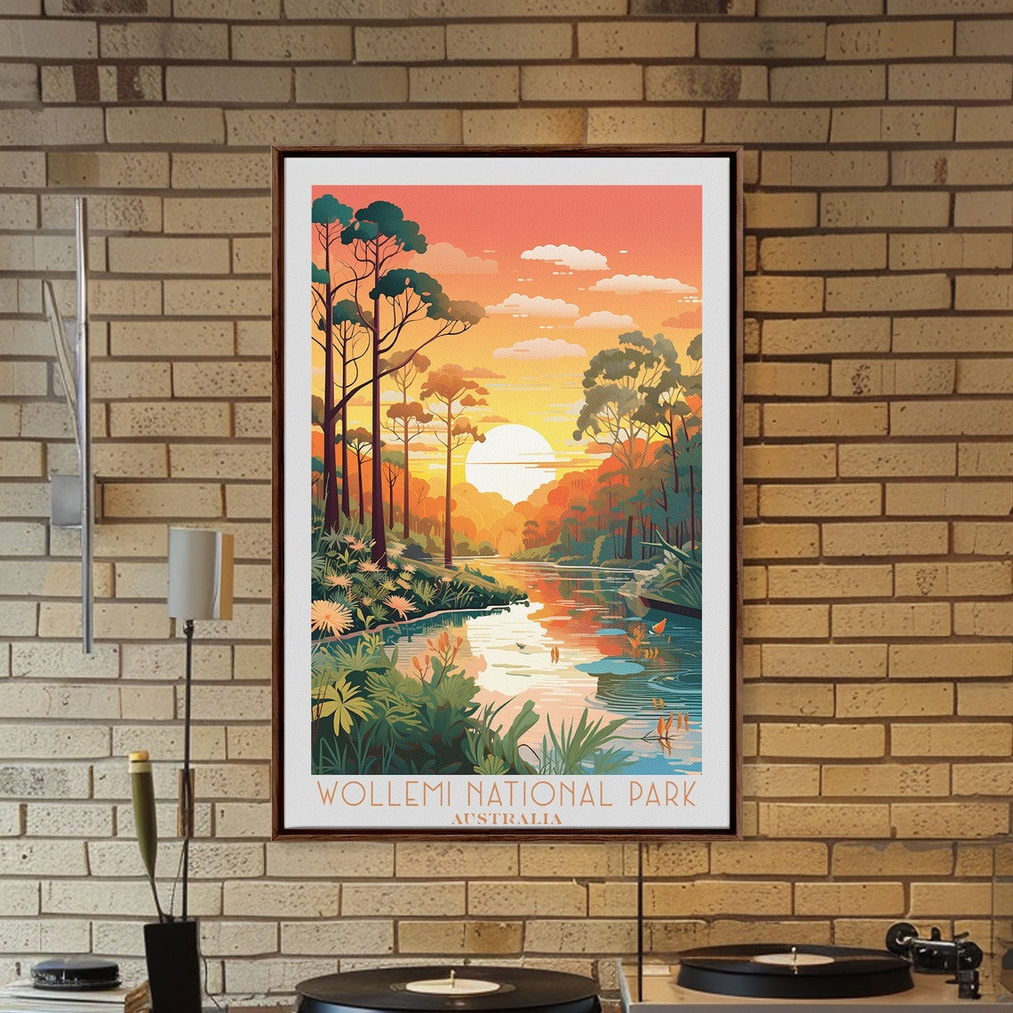 Wollemi National Park Australia Sunset River Forest View Poster - Image 4