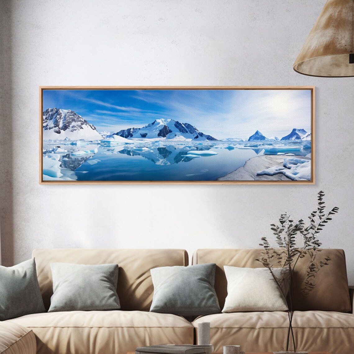 Antarctica Sunset Photography, Winter Decor Art Print - Image 4