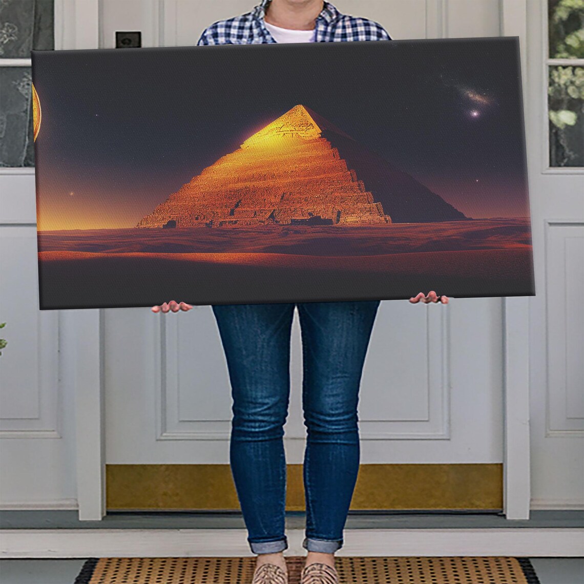 Pyramid Wall Art, Sands Of Egypt