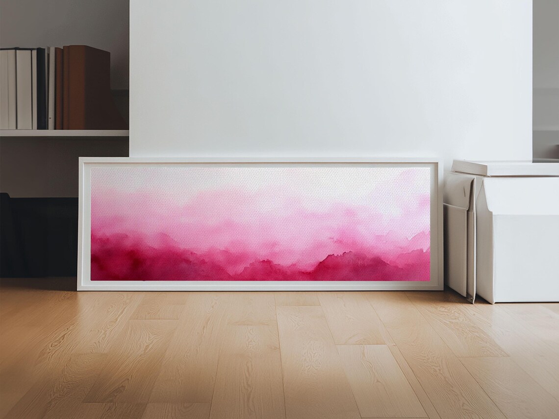 Minimalist Boho Soft Gradient Pastel Art Print - Image 6